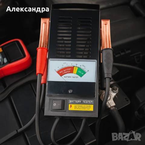 Тестер за акумулатори аналогов, 6 V / 12 V 200 -1000 A, 3058, снимка 2 - Аксесоари и консумативи - 50698407