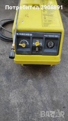 Водоструйка karcher hd 1000 sei, снимка 3 - Градинска техника - 48617601