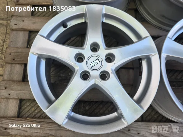Лети джанти 16ки 5х108 Borbet, снимка 5 - Гуми и джанти - 56246312