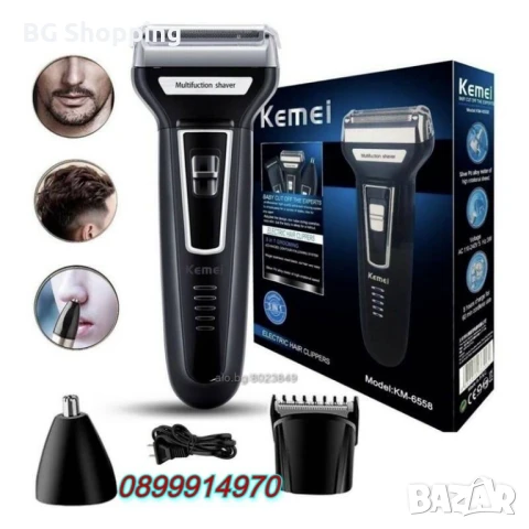 Машинка за бръснене и подстригване, 3 в 1/ Shaver and trimmer, 3 in 1, снимка 3 - Друга електроника - 51075475
