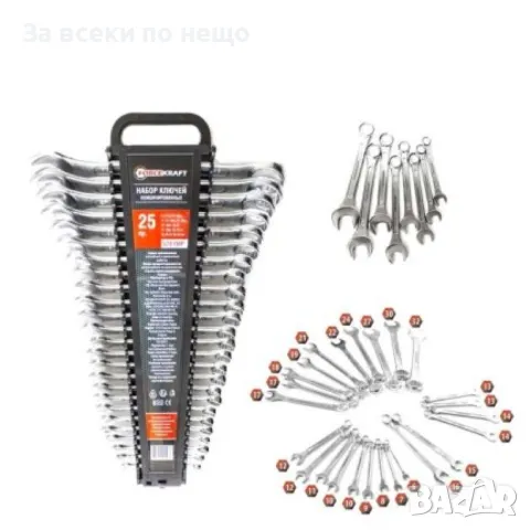 Комплект звездогаечни ключове 6 - 32 мм 25 части ForceKraft