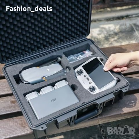 Нов Водоустойчив твърд калъф за камера DJI Air 3 и DJI RC 2 Организатор съхранение, снимка 3 - Други стоки за дома - 42402831