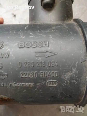 Дебитомер за Nissan Almera II, Primera, 1.5, 1.8, 1998-2006г., 0 280 218 094, 0280218094, 22680 5U40