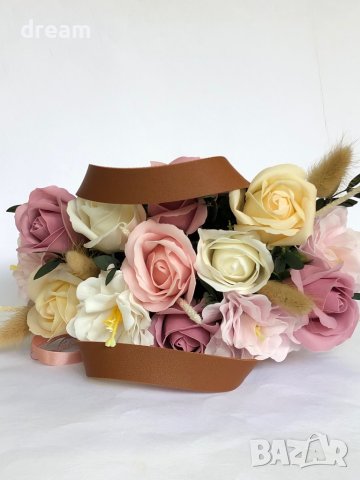 Букет от сапунени рози, снимка 6 - Подаръци за жени - 41832297