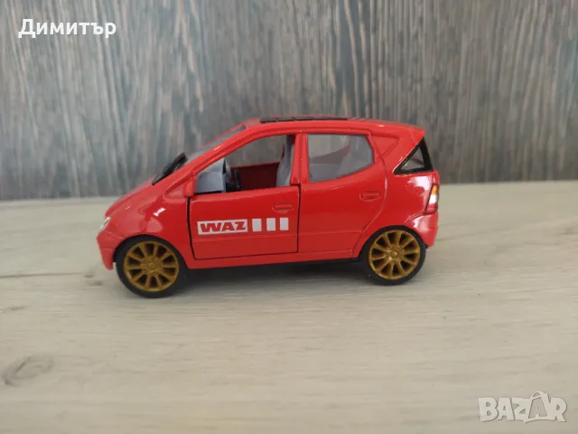 Метална количка Mercedes A 160 !!!, снимка 3 - Колекции - 47565088