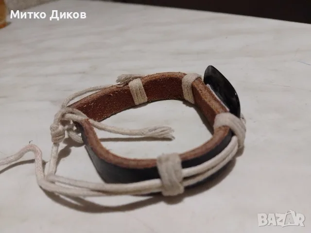 гривна естествена кожа слонче , снимка 2 - Гривни - 56180907
