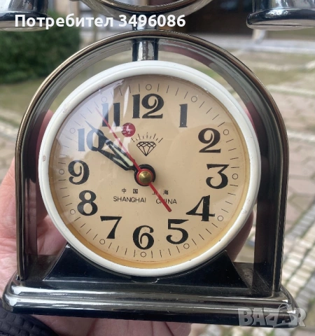 Стар и рядък механичен будилник Шанхайски диамант, снимка 3 - Други ценни предмети - 53249182