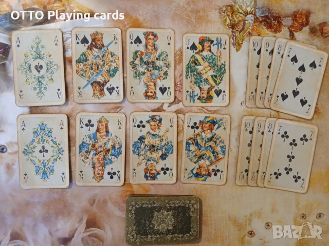  Стари карти за игра ROKOKO 66 , оригинал COEUR DDR, снимка 2 - Карти за игра - 51161039