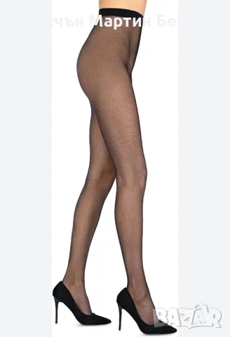 Чорпогащник  MARIE  CLAIRE с дантелен колан , снимка 2 - Бельо - 49118429