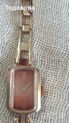 Руски механичен часовник с позлата  -Луч, снимка 7 - Антикварни и старинни предмети - 41631733