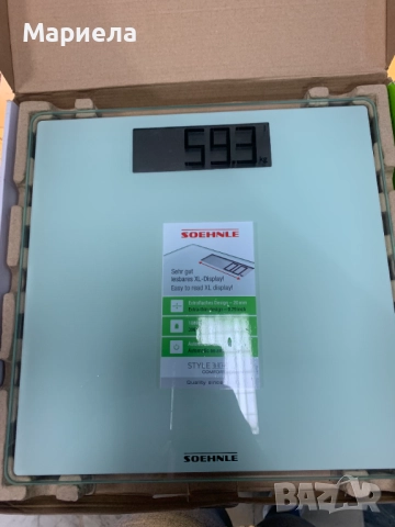 Кантар за телесно тегло до 180 кг. / Soehnle Style Comfort 100, снимка 2 - Други - 52154854
