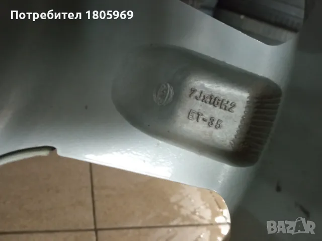 4бр. ал. джанти 4x100 , 4x108 , 7x 16 , ET35, снимка 6 - Гуми и джанти - 49740675
