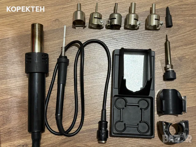 Дигитална станция топъл въздух + поялник YAXUN YX702 SMD REWORK SOLDERING STATION, снимка 5 - Друга електроника - 56123592