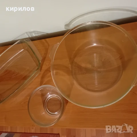 Комплект съдове от йенско стъкло, снимка 2 - Съдове за готвене - 50791593