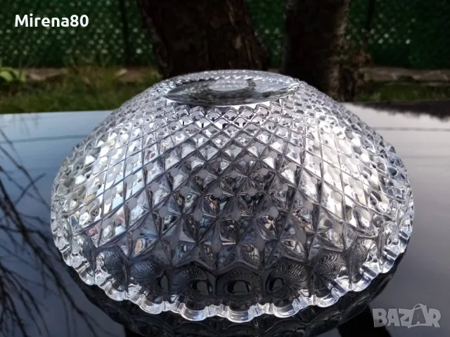 Кристална купа, снимка 5 - Чинии - 49600950