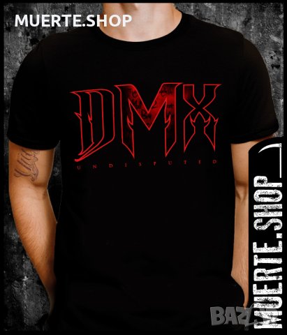 Черна тениска с щампа UNDISPUTED DMX
