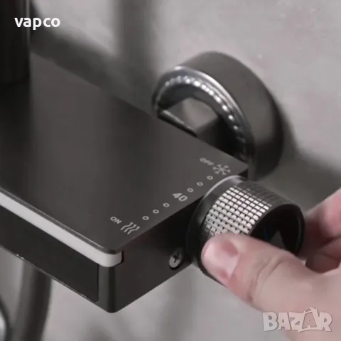 Модерен интелигентен душ с дисплей и LED подсветка D27, снимка 4 - Душове - 47756322