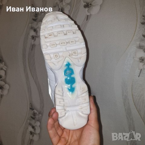 оригинални маратонки  NIKE AIR MAX 95 ULTRA White  номер 42-42,5, снимка 10 - Маратонки - 40186263