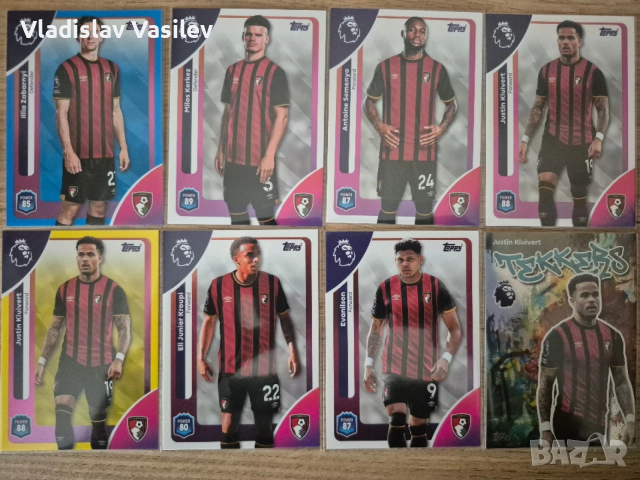 Topps Premier League 25/26 - базови, инсърти и паралели на отборите, снимка 3 - Колекции - 53637066