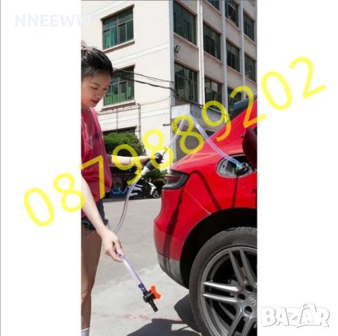 Ръчна помпа за гориво с маркуч и кранче / Автомобил / Кола / Дизел	, снимка 6 - Аксесоари и консумативи - 41874582