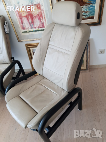 Уникална дизайнерска кожена мека мебел гарнитура от БМВ Х6, снимка 7 - Дивани и мека мебел - 36220522