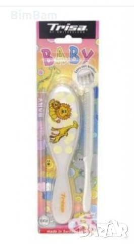 Бебешка четка за коса Trisa, снимка 1