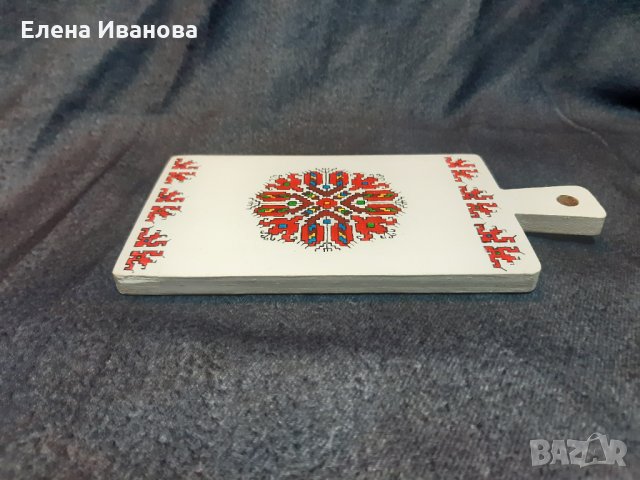 Декоративна дъска с шевица #16, снимка 4 - Български сувенири - 29099907