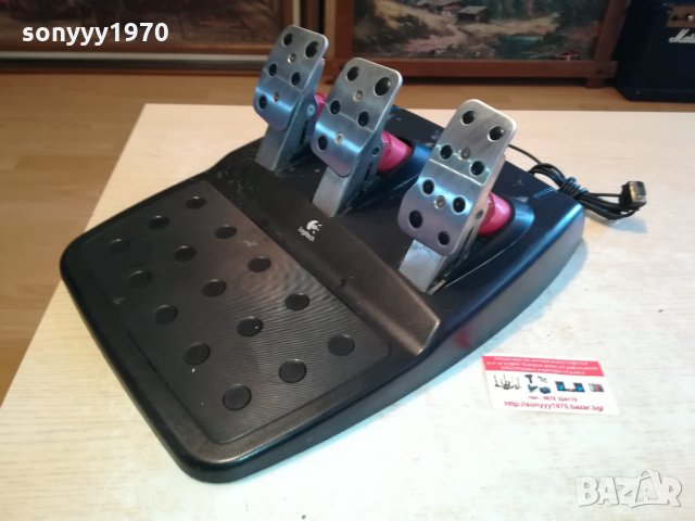 LOGITECH-ПЕДАЛИ ЗА ИГРА ВНОС ГЕРМАНИЯ 0702221128, снимка 4 - Аксесоари - 35700251