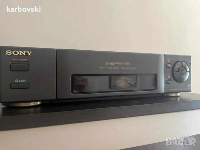 VHS рекордер Sony SLV-X211, снимка 4 - Плейъри, домашно кино, прожектори - 50984386