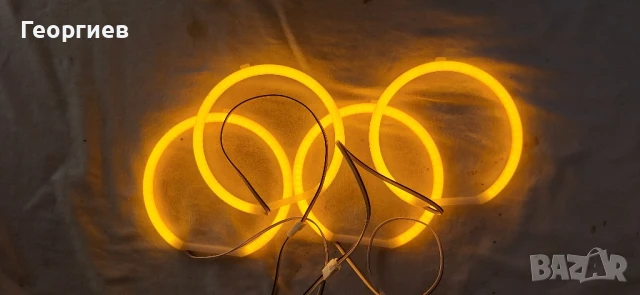 BMW E65 Cotton angel eyes Ангелски очи БМВ Е65, снимка 6 - Части - 50543571