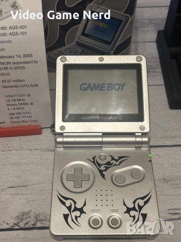 Nintendo Game Boy Advance SP + оригинална кутия | Само РАЗМЯНА, снимка 2 - Nintendo конзоли - 56062097