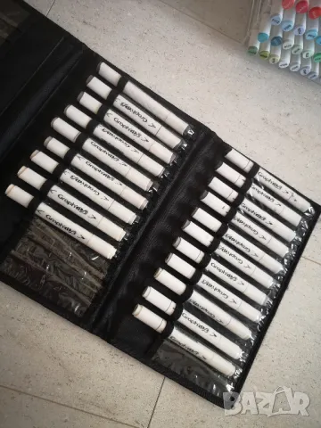 Комплект двувърхи алкохолни маркери Graph'it BRUSH 96 + още 20 цвята, снимка 8 - Архитекти - 48291193