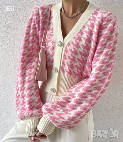 Елегантна дамска жилетка/късо палто, снимка 2 - Жилетки - 53627160