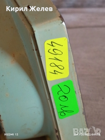 Стар механичен будилник CHINA рядък за КОЛЕКЦИЯ ДЕКОРАЦИЯ 49184, снимка 7 - Антикварни и старинни предмети - 51958265