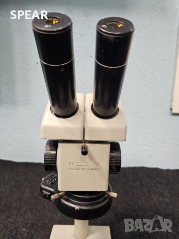 Микроскоп руски съветски МБС-9, снимка 2 - Други инструменти - 52377411