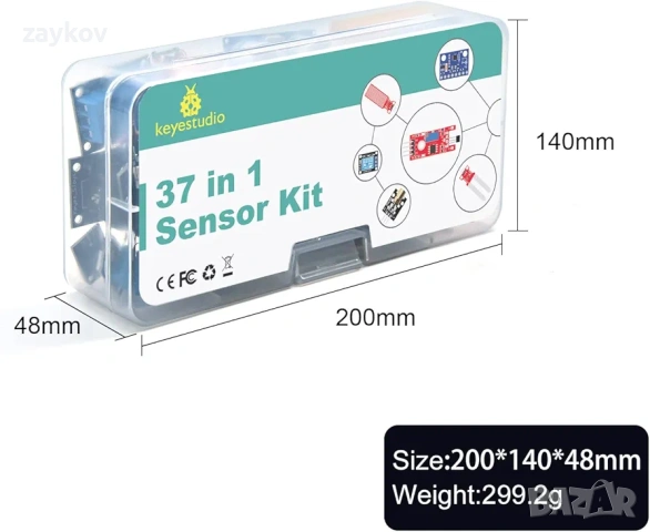 KEYESTUDIO 37-в-1 комплект сензори за Arduino, снимка 3 - Друга електроника - 53327070