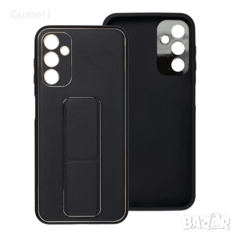 Кожен Гръб "Kickstand" за Samsung Galaxy A14 5G, снимка 3 - Калъфи, кейсове - 40688712