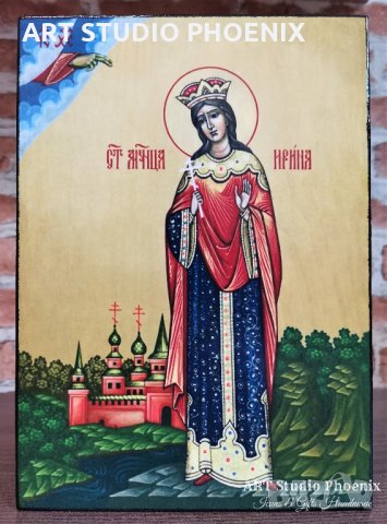 Икона на Света Ирина ikona sveta irina, снимка 1 - Икони - 34248919