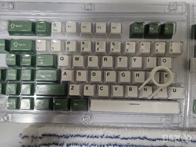 ★ █▬█ █ ▀█▀ ★Капачки за cуичове на клавиатура "Cheese Green"PBT, , снимка 3 - Клавиатури и мишки - 50167365