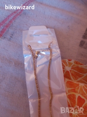 Дамско колие Joo&Rind 40 см. от медицинска стомана НОВО, снимка 3 - Колиета, медальони, синджири - 52520640