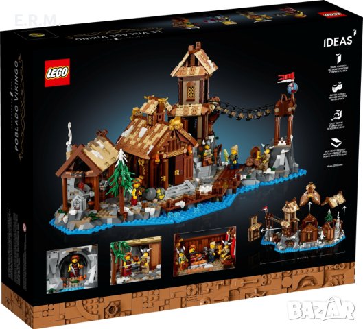 Lego Ideas 21343 Viking Village , снимка 4 - Колекции - 42513123