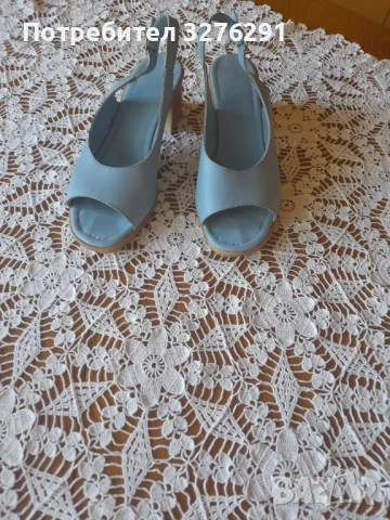 Сини сандали р.40, снимка 1