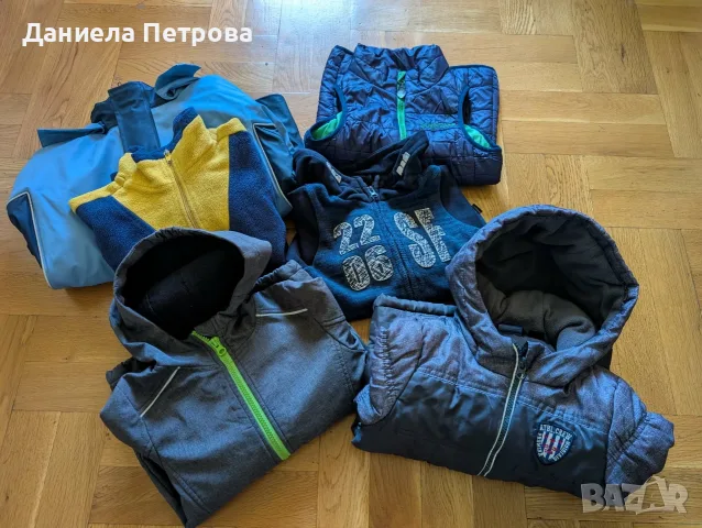 Лот дрехи за момче 4-6 години, снимка 2 - Детски якета и елеци - 55775695