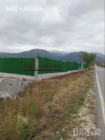 Поцинкована мрежа с декорация ( ИЗКУСТВЕНА ТРЕВА ) 4 мм. Тел / 40 мм. Око, снимка 11 - Огради и мрежи - 52303688