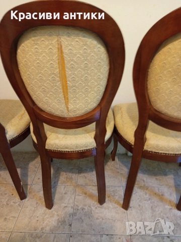 Антикварни, красиви столове, дьрво, снимка 4 - Други ценни предмети - 51793734