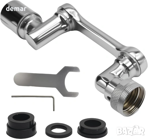 Въртящ се на 1080° удължен аератор, двупосочен водоспестяващ аератор за кран, снимка 7 - Смесители - 53718676