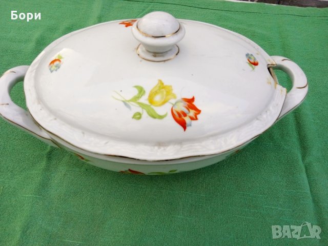 Стар немски супник, снимка 5 - Чинии - 35985921