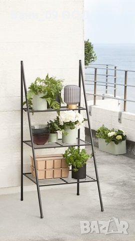 Цветарник от стомана на 3 нива, снимка 2 - Декорация за дома - 40103476