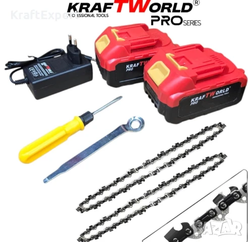 Акумулаторна Резачка KraftWorld 8″ с Автоматично Омасляване и Безчетков Мотор, снимка 6 - Други инструменти - 50482629