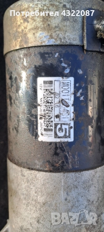 Стартер от Пежо / Peugeot 206 2.0HDI 90к.с RHY , снимка 2 - Части - 51488726